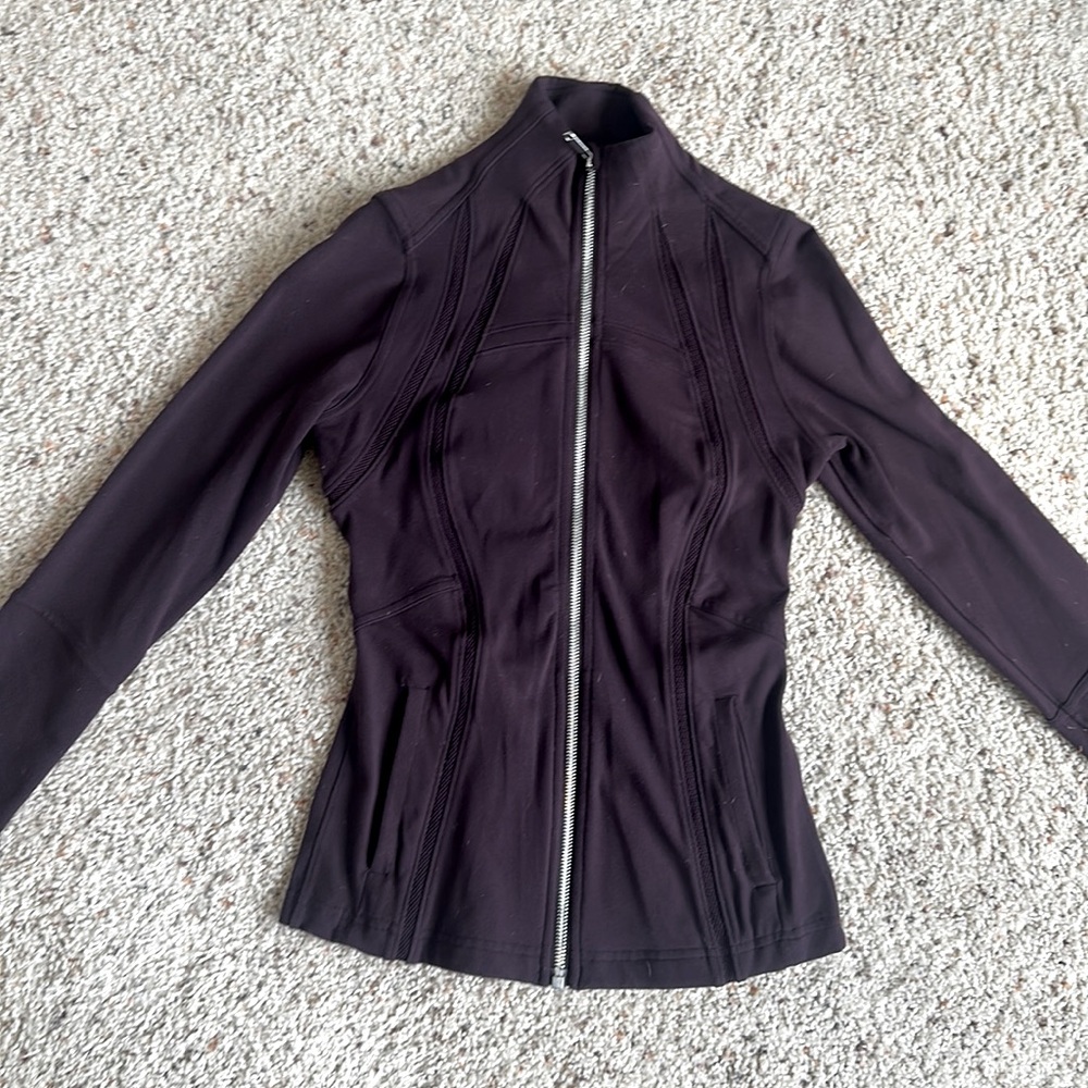 Lululemon Define Jacket in plum color